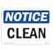 Signmission OSHA Notice, 5" Height, Clean Sign, 7" X 5", Landscape OS-NS-D-57-L-10625 - alternate 1